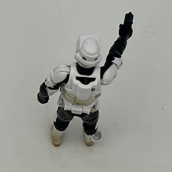 2005 Star Wars Hasbro Saga Collection Imperial Biker Scout Trooper Figure Weapon - Picture 15 of 16